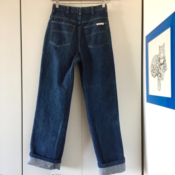 Oscar de la Renta - Vintage Pleated Jeans - 26 - Picture 4 of 6